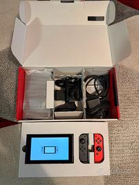 Nintendo switch v2 con giochi e accessori