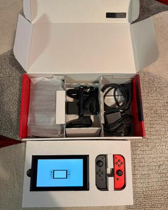 Nintendo switch v2 con giochi e accessori