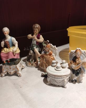 statuine in ceramica di Capodimonte 