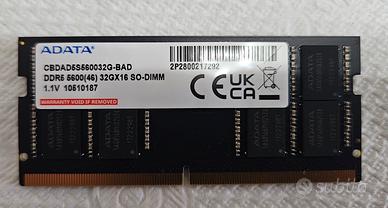 RAM 32 GB SO-DIMM