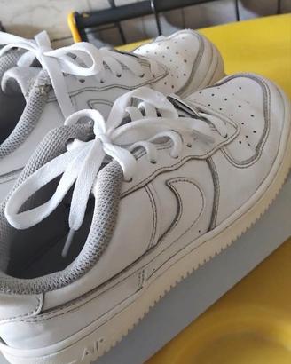 SCARPE ORIGINALI NIKE AIR FORCE PREMIUM WHITE SCAR