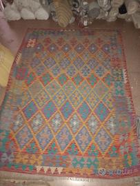 tappeto kilim afgano 100% lana 