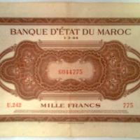 1000 FRANCS 1944