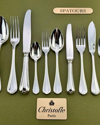 Christofle Spatours 126 pezzi per 12 persone