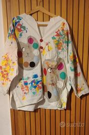 costume carnevale da artista pittore fatto a mano 