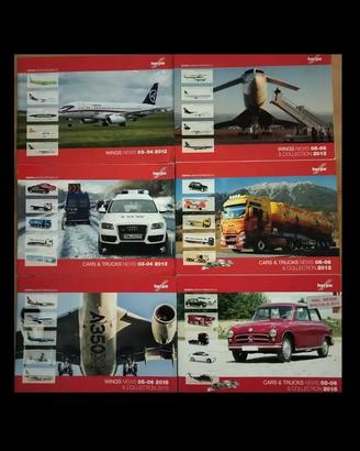 6 Cataloghi Herpa 2012 - 2015