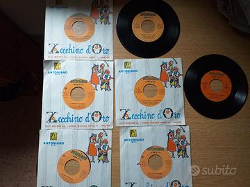 Dischi i45 giri dello Zecchino d'oro anni 70