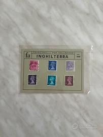 Francobolli collezione Inghilterra 1972