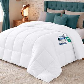 Piumino inverno letto matrimoniale bianco 220x240
