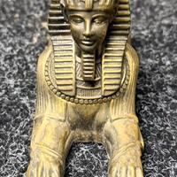 Soprammobile Portacandela in bronzo Egitto