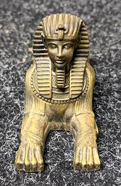 Soprammobile Portacandela in bronzo Egitto