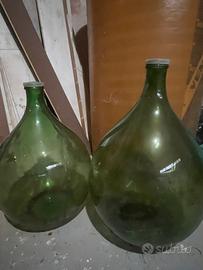 Damigiane in vetro
