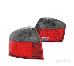 FANALI AUDI A4 B6 00-04 LED ROSSO AFFUMICATO