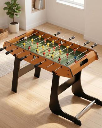 HOMCOM Calcio Balilla Pieghevole Nuovo