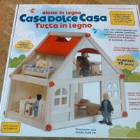 Casa dolce casa giocattolo in legno