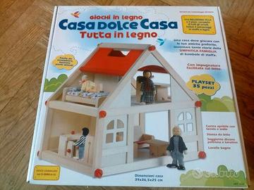 Casa dolce casa giocattolo in legno