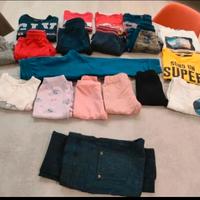 Set abbigliamento bimbo dai 2-3 ai 5-6 anni &donna