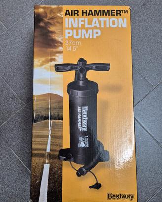 pompa manuale per gonfiaggio canotti