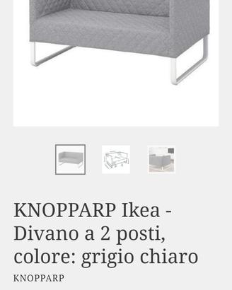 Divanetto a 2 posti KNOPPART IKEA