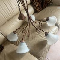 Lampadario in murano da camera