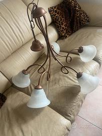 Lampadario in murano da camera