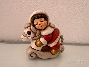 Thun bimba del Natale cavallo a dondolo brillantin