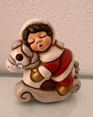 Thun bimba del Natale cavallo a dondolo brillantin