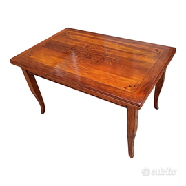 Tavolo classico rettangolare da 140 con madreperla