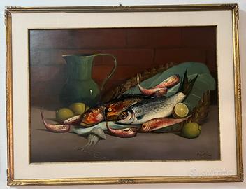 Dipinto olio su tela con cornice