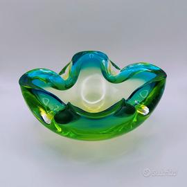 Posacenere Vetro sommerso Di Murano uranio