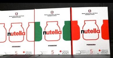  trittico Nutella  dalla zecca dello stato