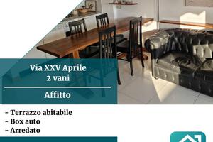 Appartamento con box auto via XXV Aprile
