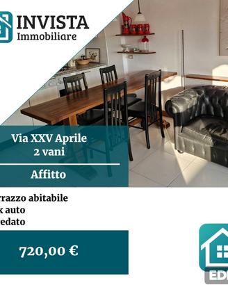 Appartamento con box auto via XXV Aprile