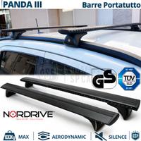 Barre Portatutto per Fiat Panda in Alluminio Nero