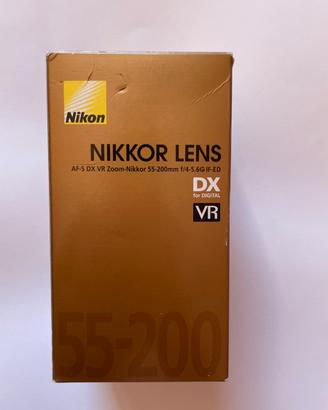 NUOVO Nikon Obiettivo 55-200 mm