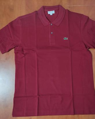 polo Lacoste uomo tg 6/XL colore bordeaux 