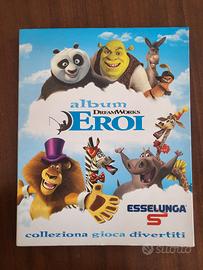 Album figurine DreamWorks Eroi Esselunga completo