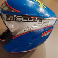 Casco da sci junior Briko, misura 56M con maschera
