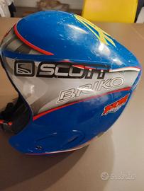 Casco da sci junior Briko, misura 56M con maschera