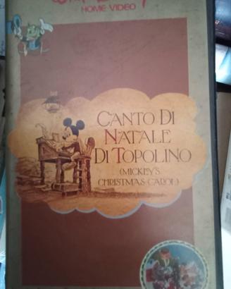 c.erco canto di natale di topolino vhs
