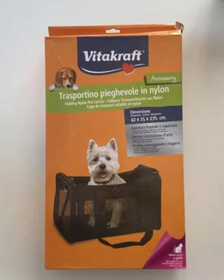 Vitakraft Trasportino in Nylon Cane Gatto