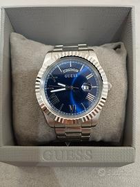 Guess Connoisseur orologio acciaio quadrante blu