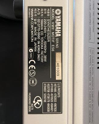 Yamaha Motif ES6