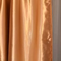 tenda grande effetto raso colore oro con asola