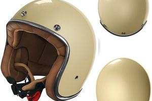CASCO JET VINTAGE MOTO CAFE RACER CUSTOM VESPA STO