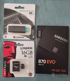 SSD INTERNO SAMSUNG SATA 870 EVO+USB+MICRO SD