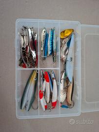 Lotto 8 Esca A Manovella 3,6 Cm – Wobbler Pesca Minnow Per Bass, Luccio, Trota, Positivo
