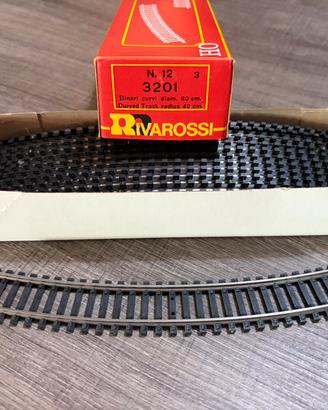 Rivarossi 3201 binari curvi diam. 80 cm