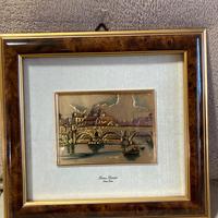 Quadro Roma sparita du lastra in argento