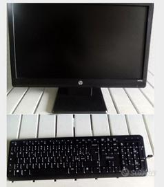 Monitor Hp 18,5 " +  tastiera wireless